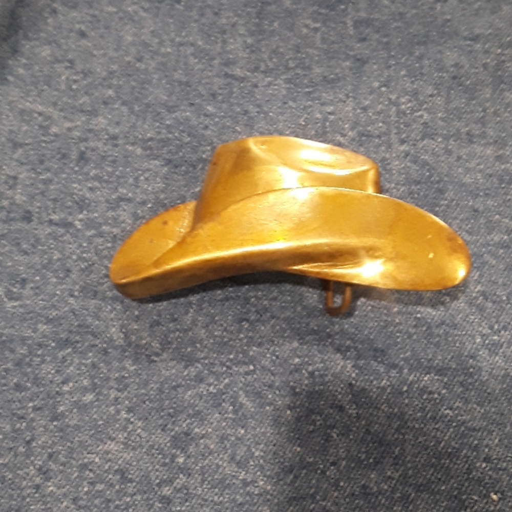 Brass Buckle Vintage Cowboy hat